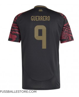 Günstige Peru Paolo Guerrero #9 Auswärtstrikot Copa America 2024 Kurzarm